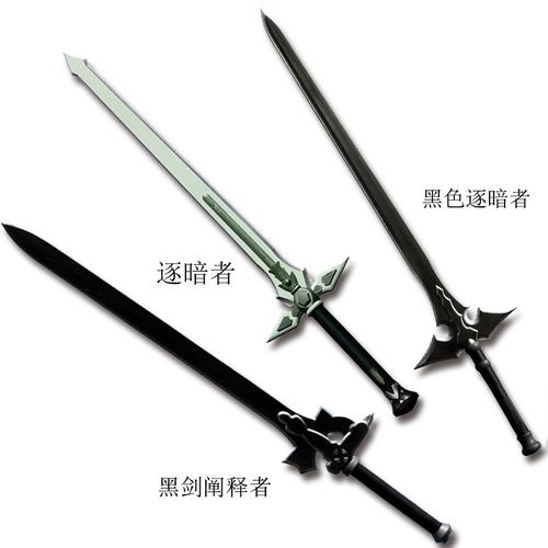  工艺品 仿真工艺 仿真兵器 >刀剑神域武器 黑剑阐释者逐暗者 1:1